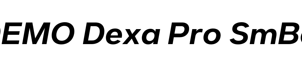 FSP DEMO Dexa Pro SmBd Italic