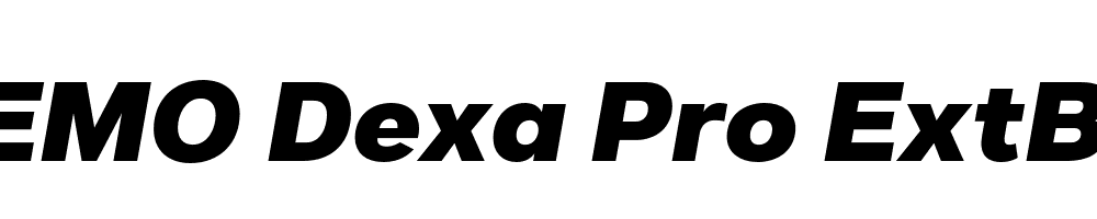 FSP DEMO Dexa Pro ExtBd Italic