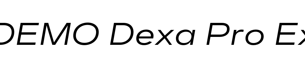 FSP DEMO Dexa Pro Ex Italic