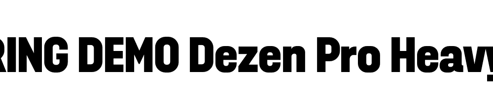  DEMO Dezen Pro Heavy Regular