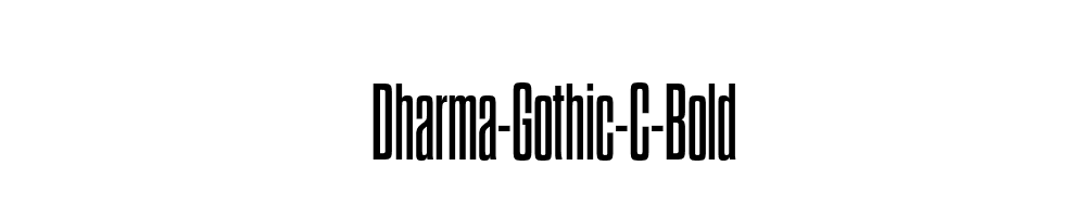 Dharma-Gothic-C-Bold