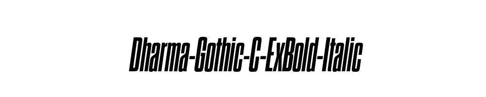 Dharma-Gothic-C-ExBold-Italic