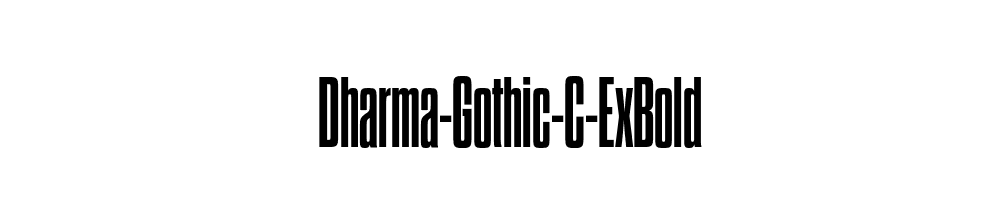 Dharma-Gothic-C-ExBold