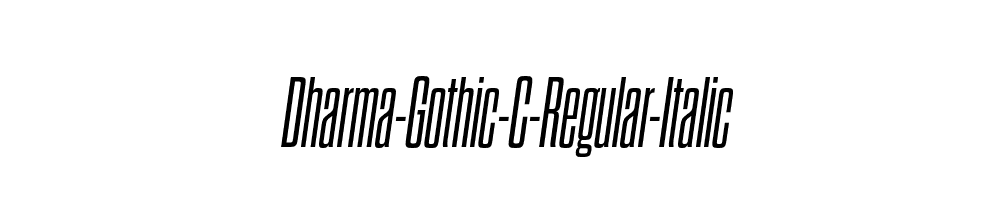 Dharma-Gothic-C-Regular-Italic