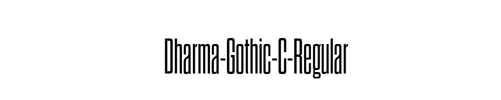 Dharma-Gothic-C-Regular