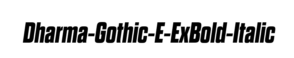 Dharma-Gothic-E-ExBold-Italic