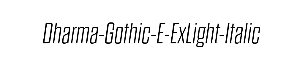 Dharma-Gothic-E-ExLight-Italic