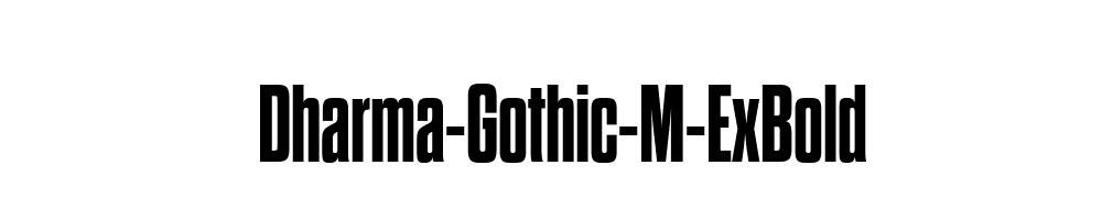 Dharma-Gothic-M-ExBold