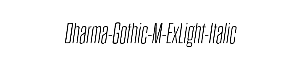 Dharma-Gothic-M-ExLight-Italic