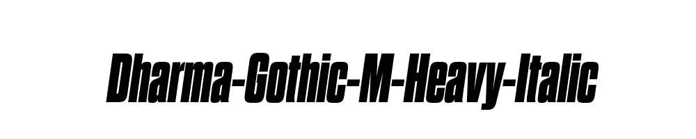 Dharma-Gothic-M-Heavy-Italic