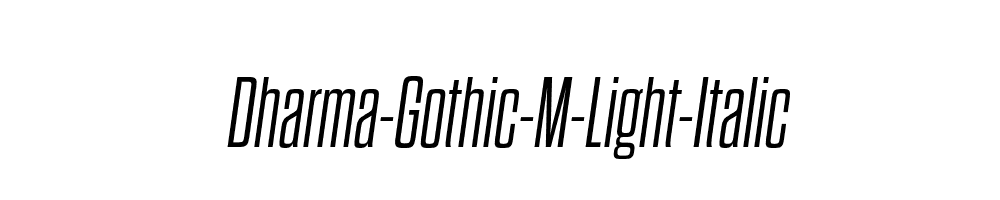 Dharma-Gothic-M-Light-Italic