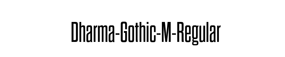 Dharma-Gothic-M-Regular