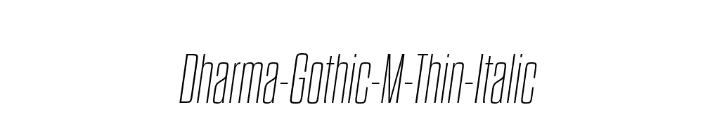 Dharma-Gothic-M-Thin-Italic