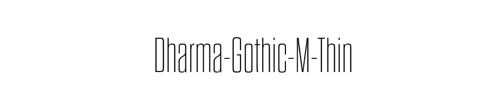 Dharma-Gothic-M-Thin