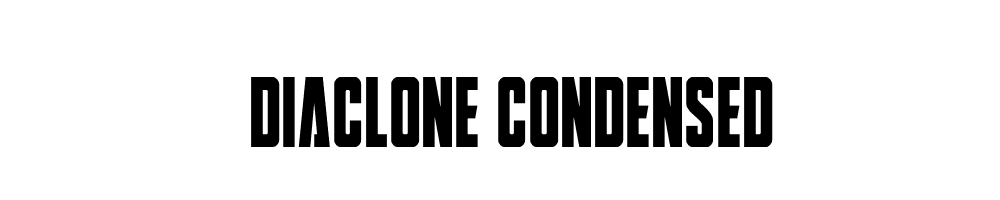 DiaClone Condensed