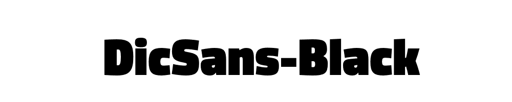 DicSans-Black