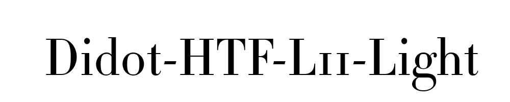 Didot-HTF-L11-Light