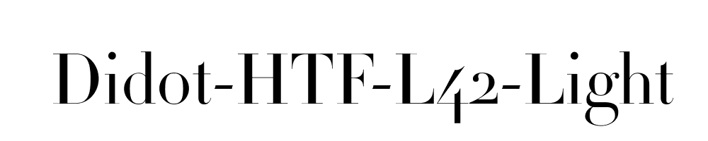 Didot-HTF-L42-Light