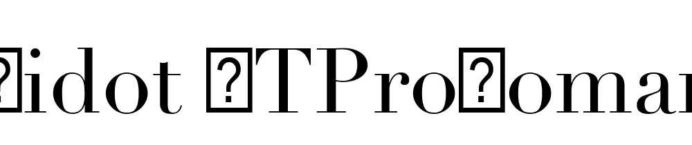 Didot Ltpro Roman