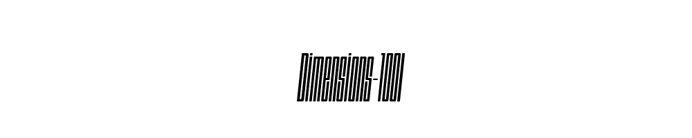 Dimensions-100I