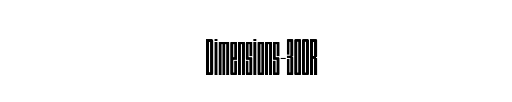 Dimensions-300R