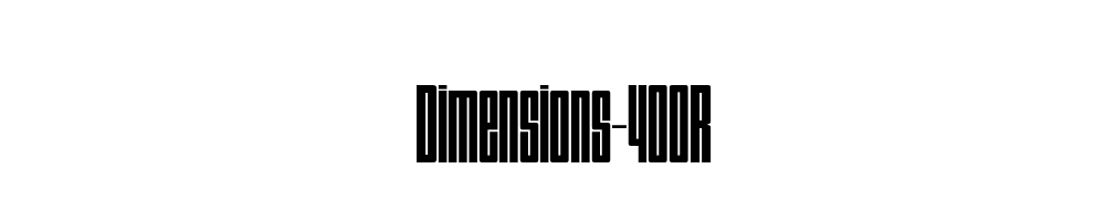 Dimensions-400R