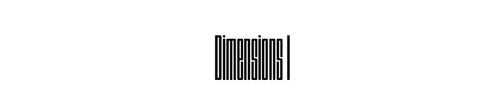 Dimensions I