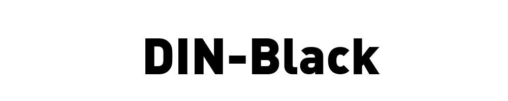 DIN-Black