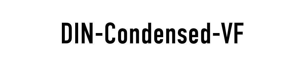 DIN-Condensed-VF