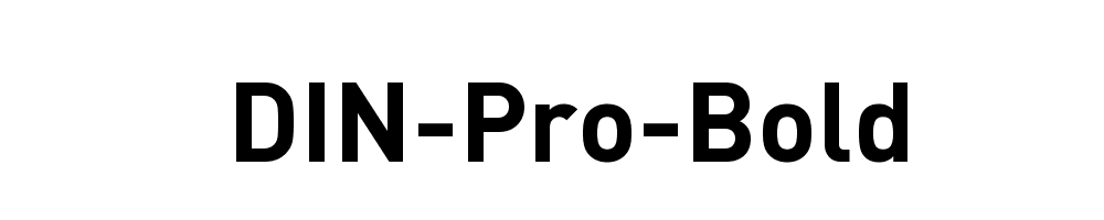 DIN-Pro-Bold