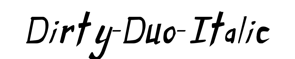 Dirty-Duo-Italic