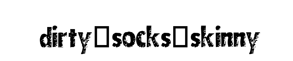 Dirty_socks_skinny