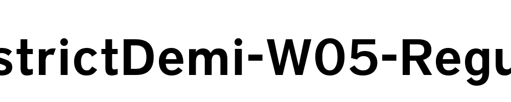 DistrictDemi-W05-Regular