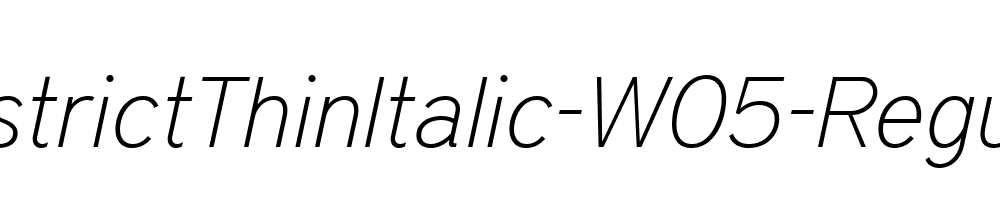 DistrictThinItalic-W05-Regular