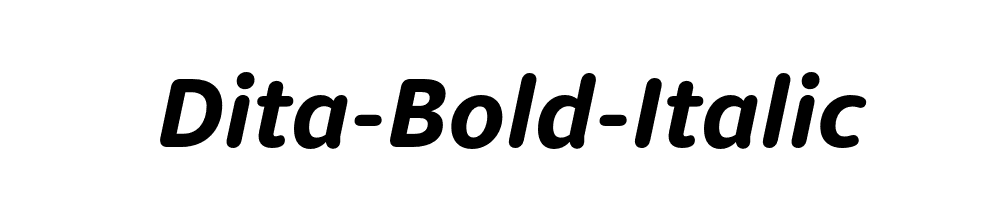 Dita-Bold-Italic