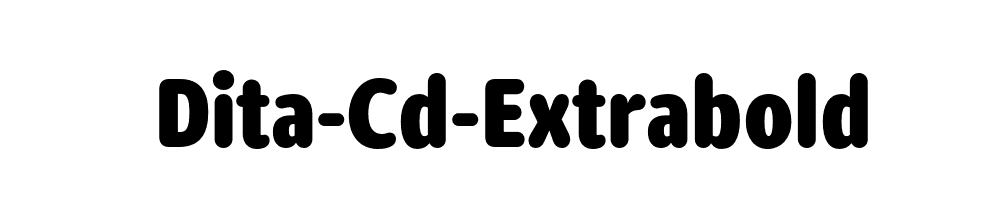 Dita-Cd-Extrabold