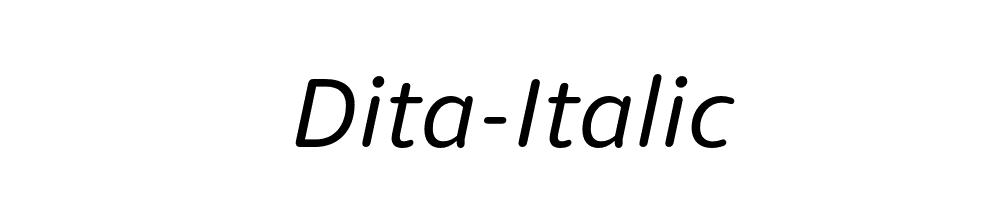 Dita-Italic