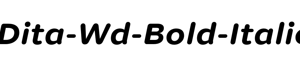 Dita-Wd-Bold-Italic