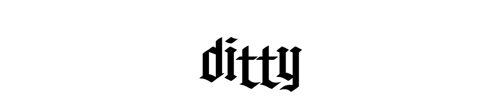 Ditty