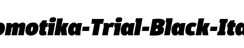 Domotika-Trial-Black-Italic