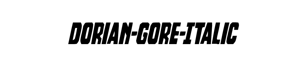 Dorian-Gore-Italic