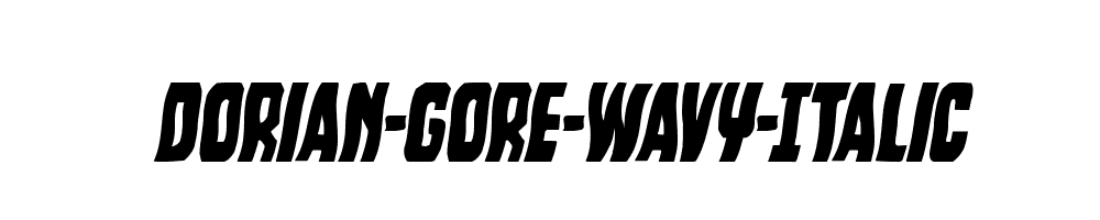 Dorian-Gore-Wavy-Italic