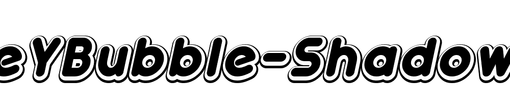 Double Ybubble Shadow Italic