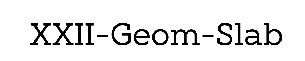 XXII-Geom-Slab