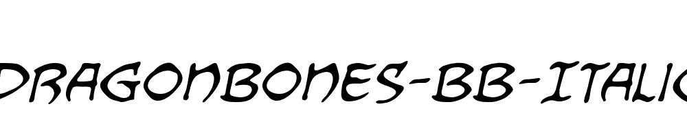 Dragonbones-BB-Italic