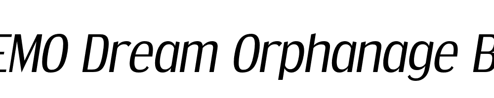 FSP DEMO Dream Orphanage Bk Italic