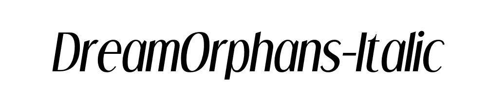 DreamOrphans-Italic