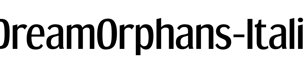 Dream Orphans Italic