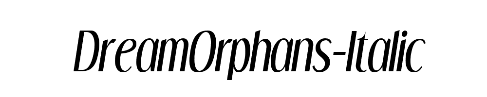 DreamOrphans-Italic