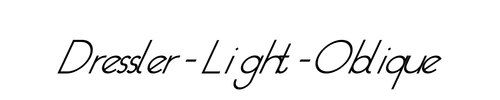 Dressler-Light-Oblique